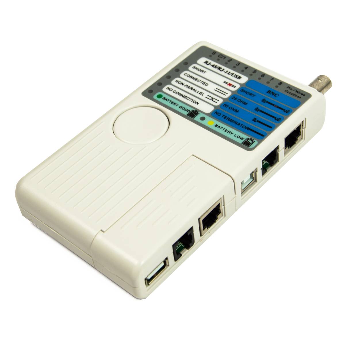 PremiumX PX-CT2 Netzwerk LCD Kabeltester BNC USB Kabel Überprüfer Leitungstester