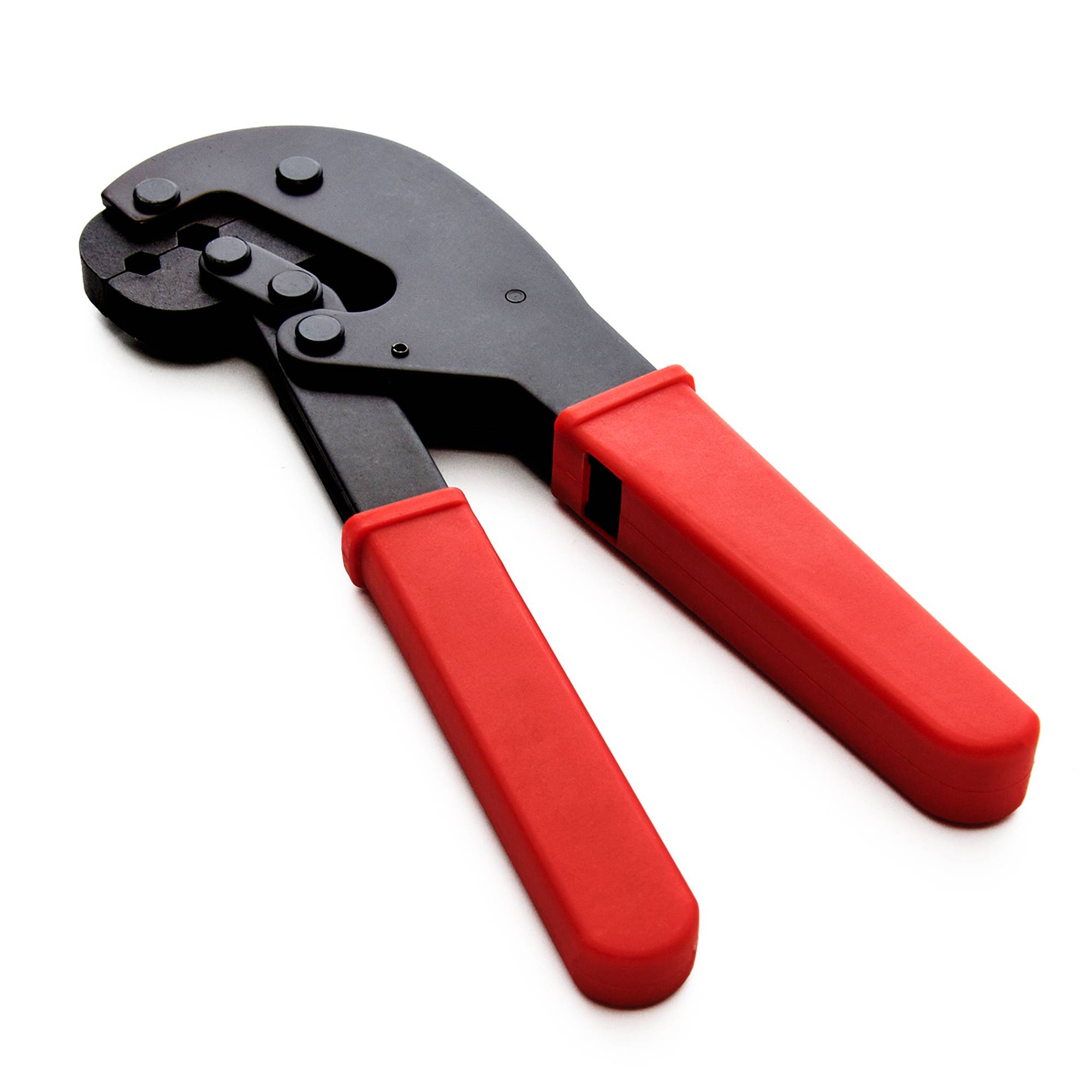 PremiumX PX-106C Crimpzange SAT Crimpwerkzeug für Antennen Koaxialkabel F-Stecker Presszange Crimping-Tool