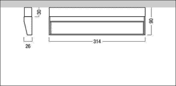 Zumtobel Group LED-Wandfluter SUP2 M WW  #42927735