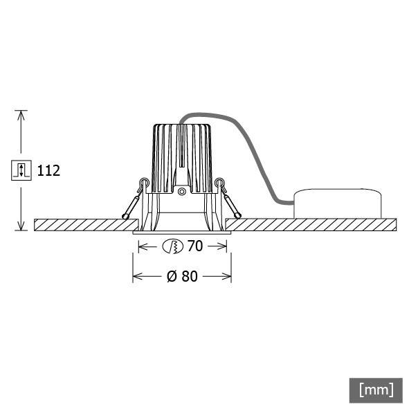 LTS Licht&Leuchten LED-Einbaustrahler VTRS 10.0527.25 si