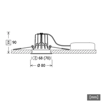 LTS Licht&Leuchten LED-Einbaustrahler FLIR 100.1040.35 ws LTS Licht&Leuchten LED-Einbaustrahler FLIR 100.1040.35 ws