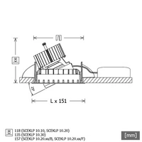 LTS Licht&Leuchten LED-Strahlereinsatz SCEKLP10.2030.15D si LTS Licht&Leuchten LED-Strahlereinsatz SCEKLP10.2030.15D si