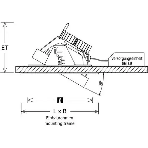 LTS Licht&Leuchten LED-Strahlereinsatz SCEKLP33.2040.55D ws LTS Licht&Leuchten LED-Strahlereinsatz SCEKLP33.2040.55D ws