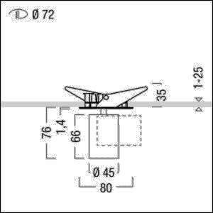 Zumtobel Group LED-Einbauleuchte SUP2 M R72 #60817631