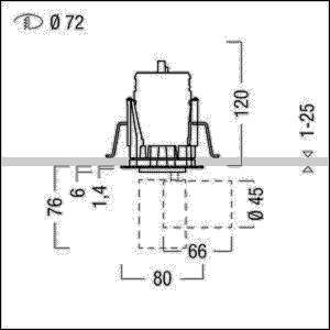 Zumtobel Group LED-Einbauleuchte SUP2-RM R72#60817619