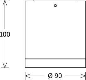 LTS Licht&Leuchten LED-Anbau-DownlightButton BTNM 101.30.55 ws