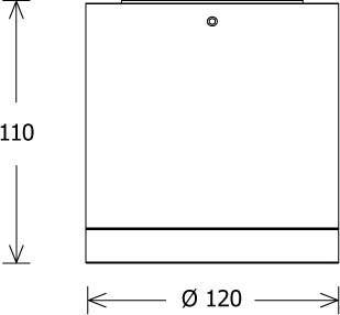 LTS Licht&Leuchten LED-Anbau-DownlightButton BTNM 202.30.55 ws