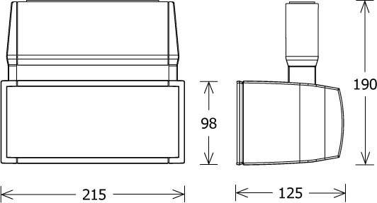 LTS Licht&Leuchten LED-Stromschienenstrahler EL 303.30.4 sw
