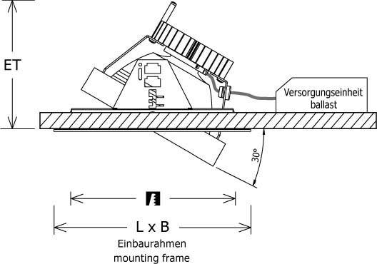 LTS Licht&Leuchten LED-Strahlereinsatz SCEKLP 33.5030.35 si