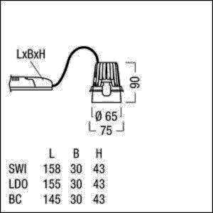 Zumtobel Group LED-Lichtmodul DIAMO MD #60210971