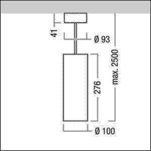 Zumtobel Group LED-Pendelleuchte P-INF PWH  #60510428