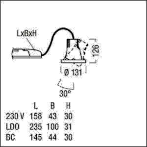 Zumtobel Group LED-Einbauleuchte CAR EVO M  #60818422