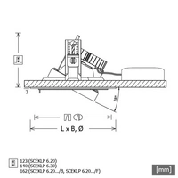LTS Licht&Leuchten LED-Einbaustrahler SCEKLP 6.3030.45 ws LTS Licht&Leuchten LED-Einbaustrahler SCEKLP 6.3030.45 ws