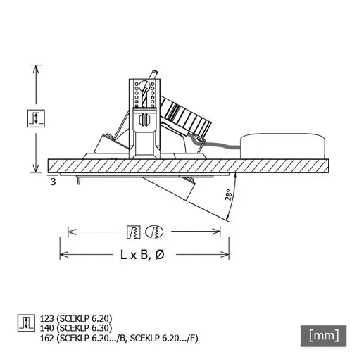 LTS Licht&Leuchten LED-Einbaustrahler SCEKLP 6.3030.45 ws LTS Licht&Leuchten LED-Einbaustrahler SCEKLP 6.3030.45 ws