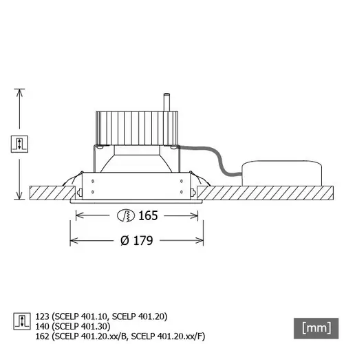 LTS Licht&Leuchten LED-Einbaustrahler SCELP401.2030.35D sw LTS Licht&Leuchten LED-Einbaustrahler SCELP401.2030.35D sw