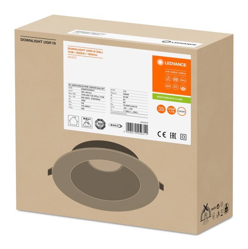 Ledvance LED-Downlight DLUGRDN155PFM14W840D