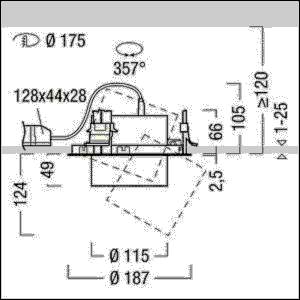 Zumtobel Group LED-Einbaustrahler VIV2-R L #60716208