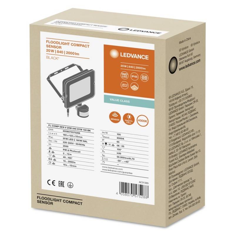 Ledvance LED-Fluter FLCOMPSENV20W840SYM