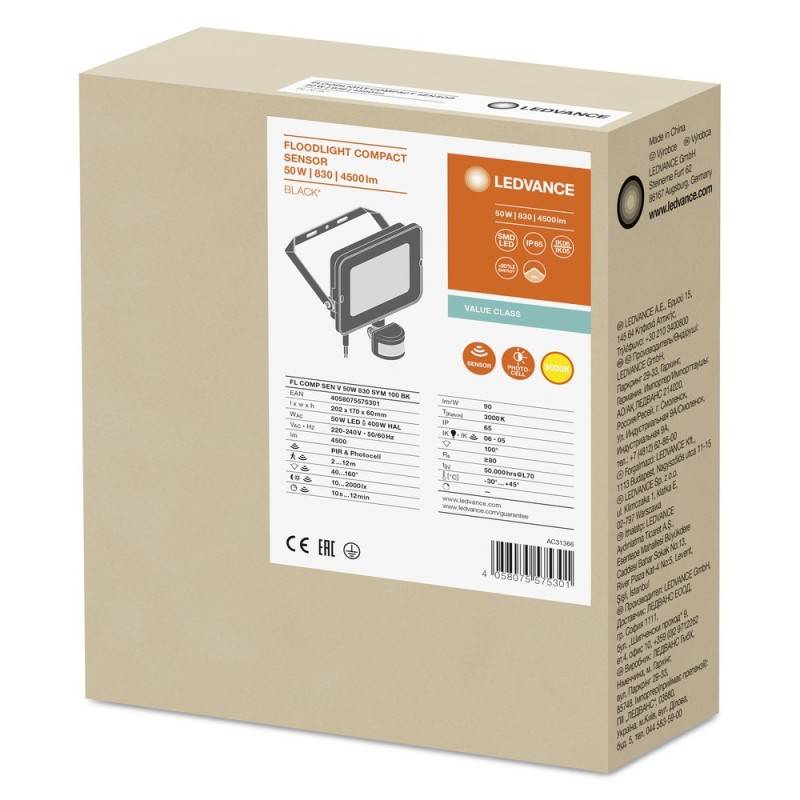 Ledvance LED-Fluter FLCOMPSENV50W830SYM