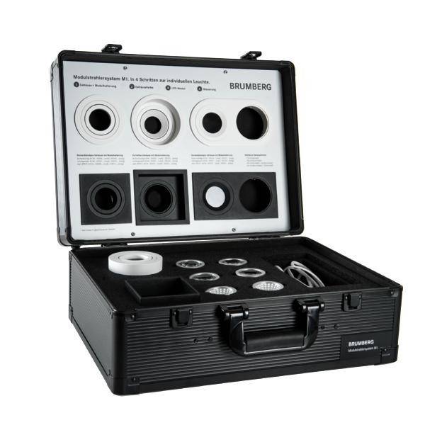Brumberg Leuchten Musterkoffer Modulsystem 91480
