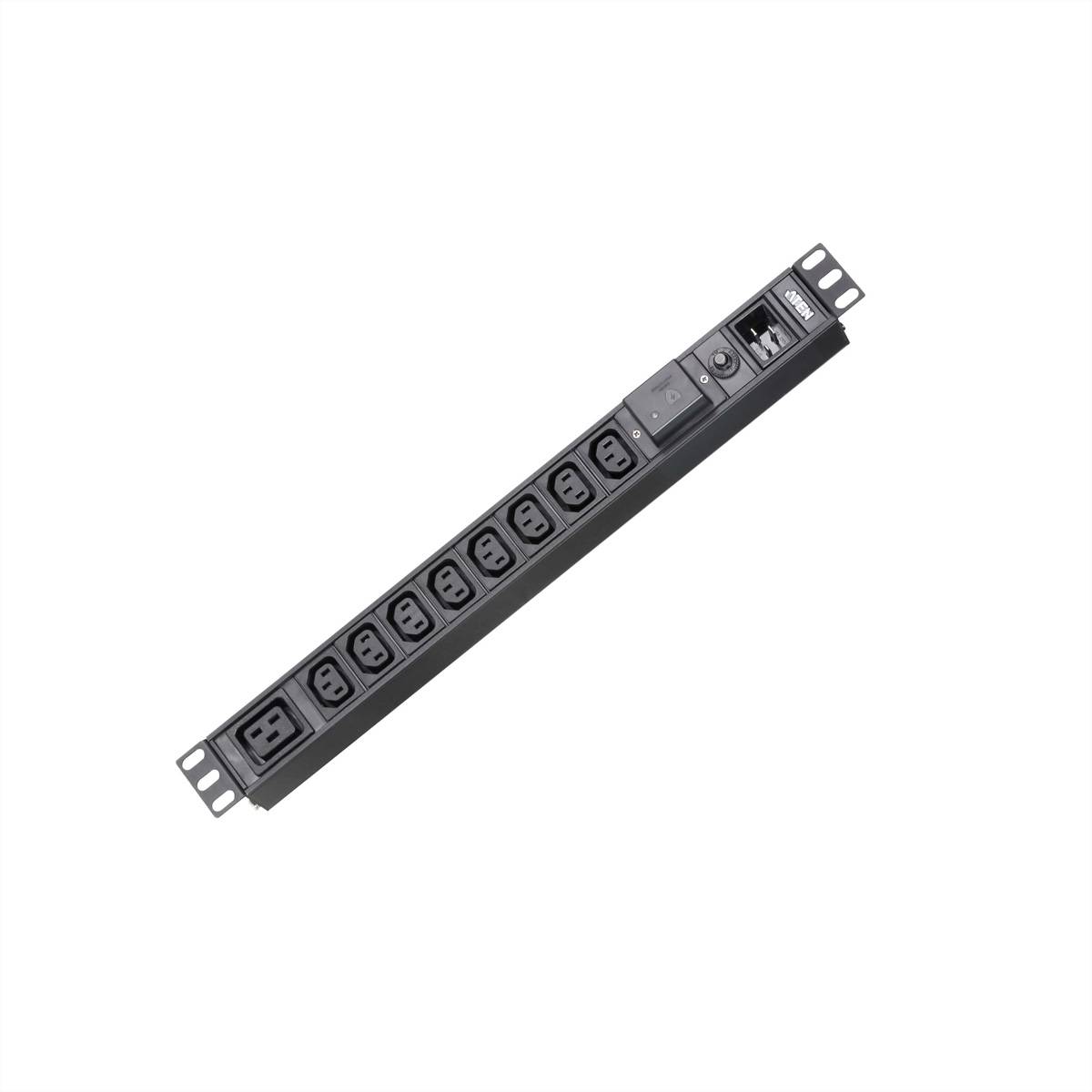 ATEN PE0209SG 1U 9 Port Basic PDU 8x C13 1x C19 16A