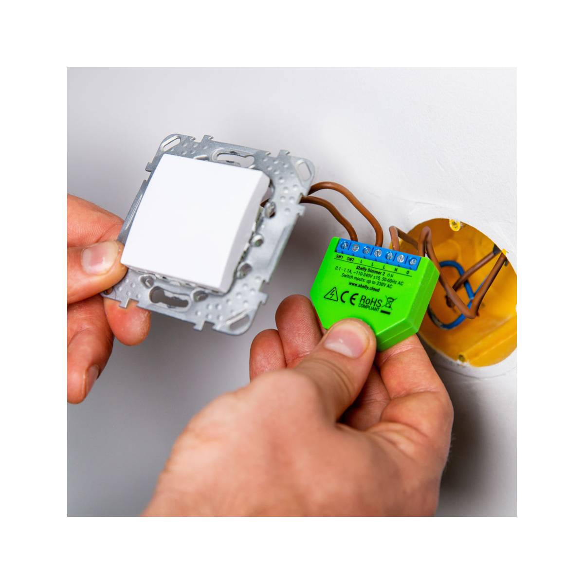 Dimmer 2 Dimmer 1 Kanal Kompatibel mit Glühlampe