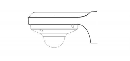 Dahua - PFB203W-B - Zubehör - Wandhalterung, Material: Aluminum, Wandhalterung, Modernes Design