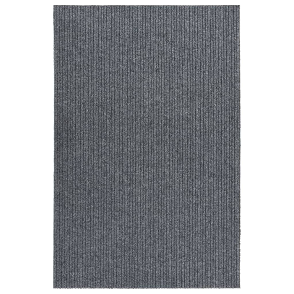 vidaXL Schmutzfangläufer 100x150 cm Grau