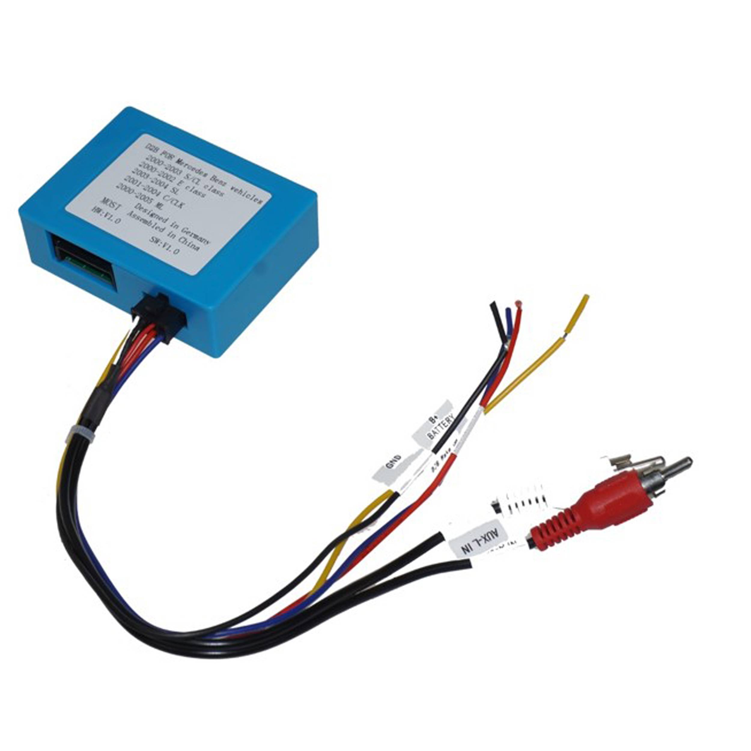 D2B Datenbus Glasfaser Decoder Adapter für Mercedes C CL CLK E ML S SL