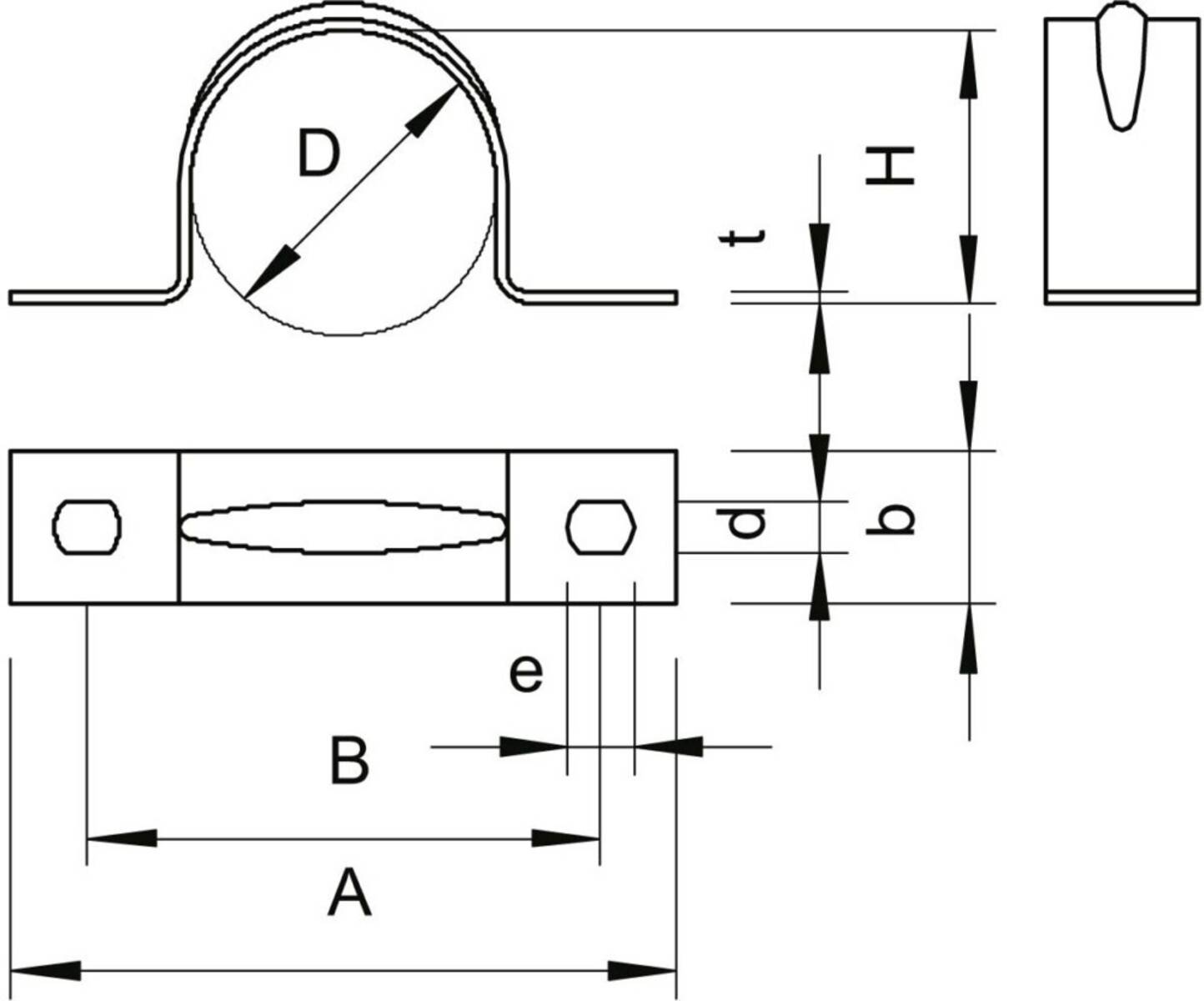 OBO Bettermann Befestigungsschelle 605 63 G