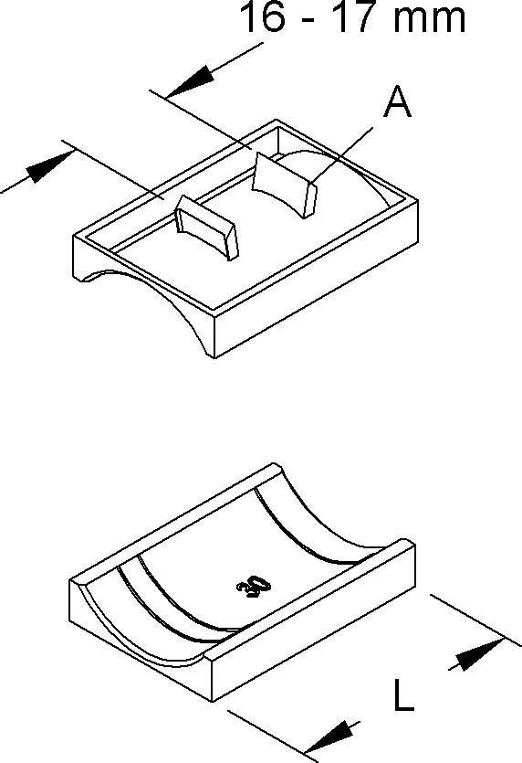 Niedax Gegenwanne GW 82