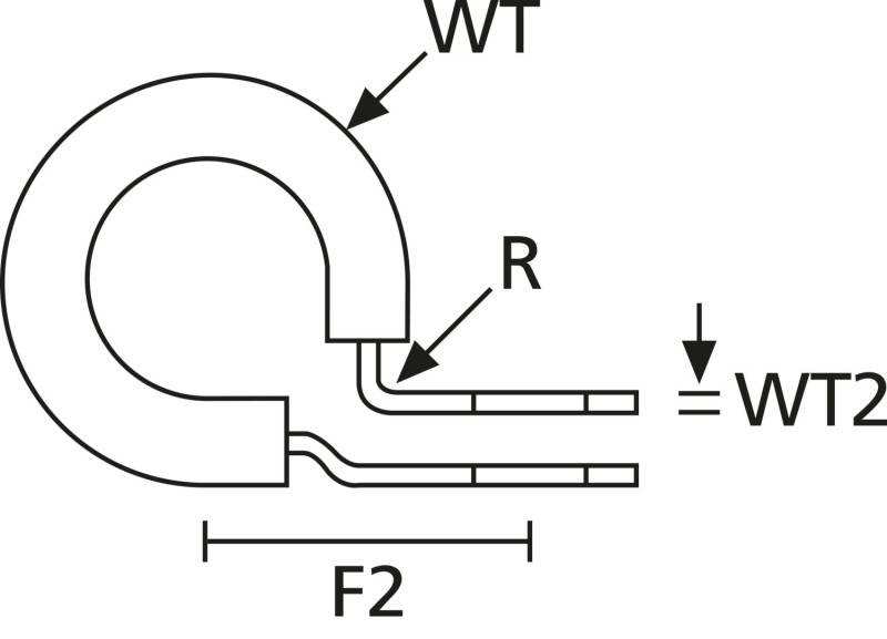 HellermannTyton Befestigungsschelle ALU5C-ALU-NABK