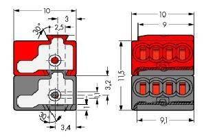 WAGO GmbH & Co. KG Busankoppler-Klemme 243-211