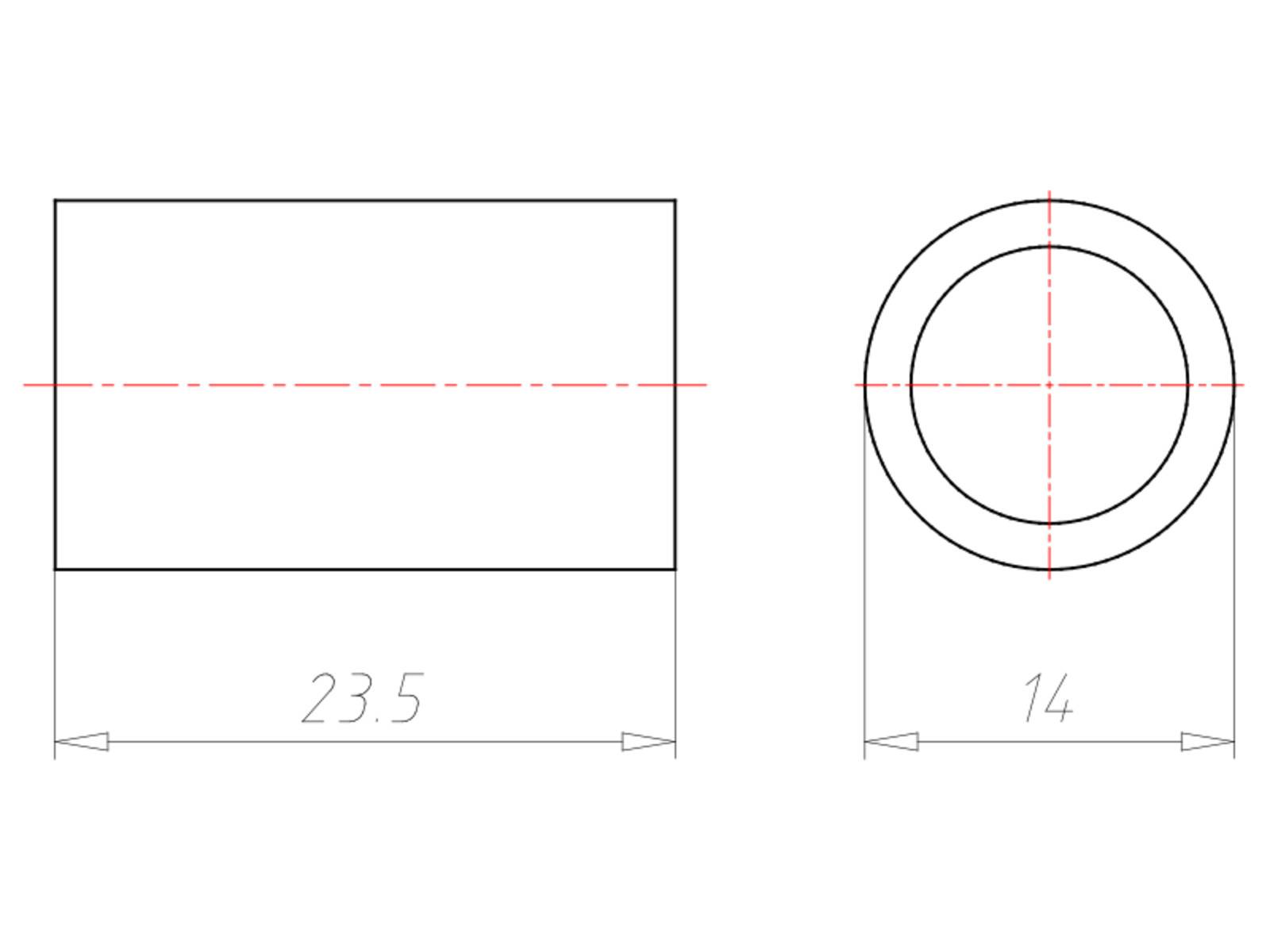 Kaiser HW-Verbindungsstutzen 9060-68