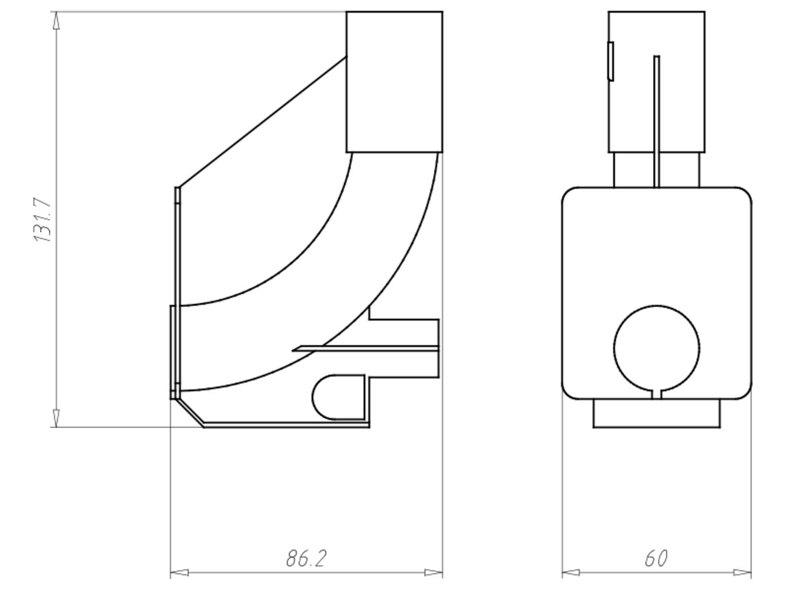 Kaiser Wand-Decken Übergang 1261-14