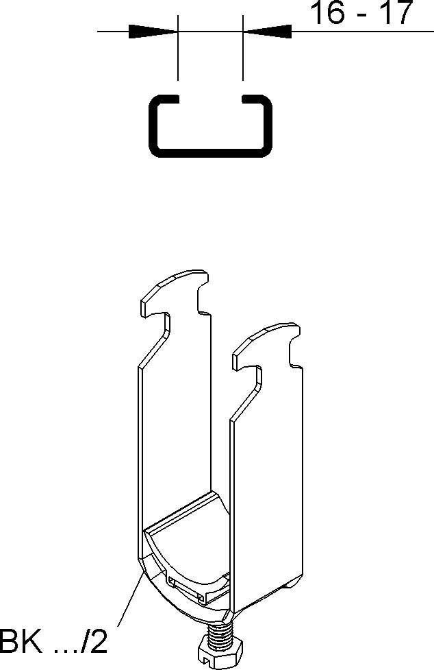 Niedax Bügelschellen BK 46/2