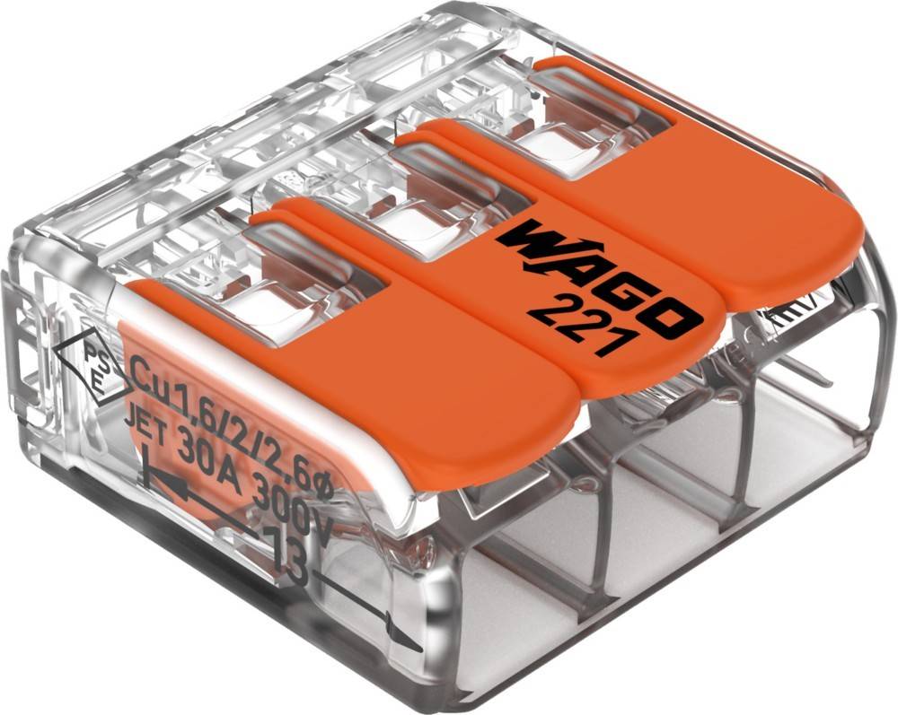 WAGO GmbH & Co. KG Compact-Verbindungsklemme 221-613
