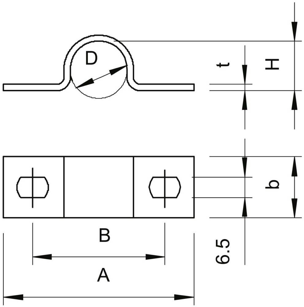 OBO Bettermann Befestigungsschelle 823 50 FT