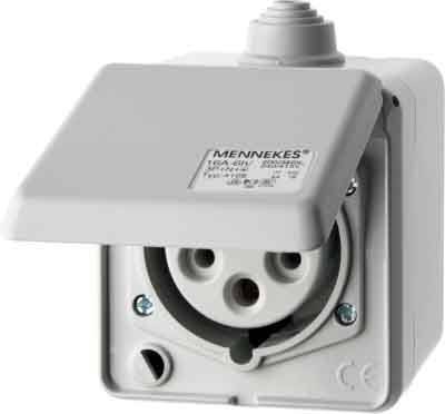 Berker CEE-Steckdose 5-polig Ap 558001