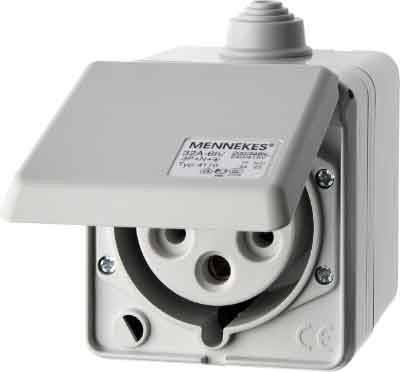 Berker CEE-Steckdose 5-polig Ap 558201