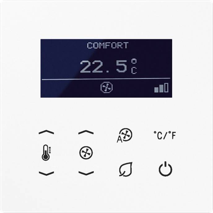 Jung KNX Raumtemperatur-Display TRD LS 9248 WW