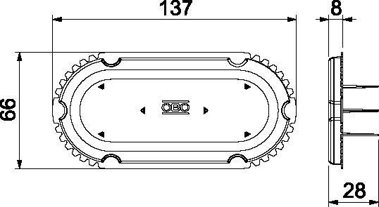 OBO Bettermann Signaldeckel UP ZU 60-SSD