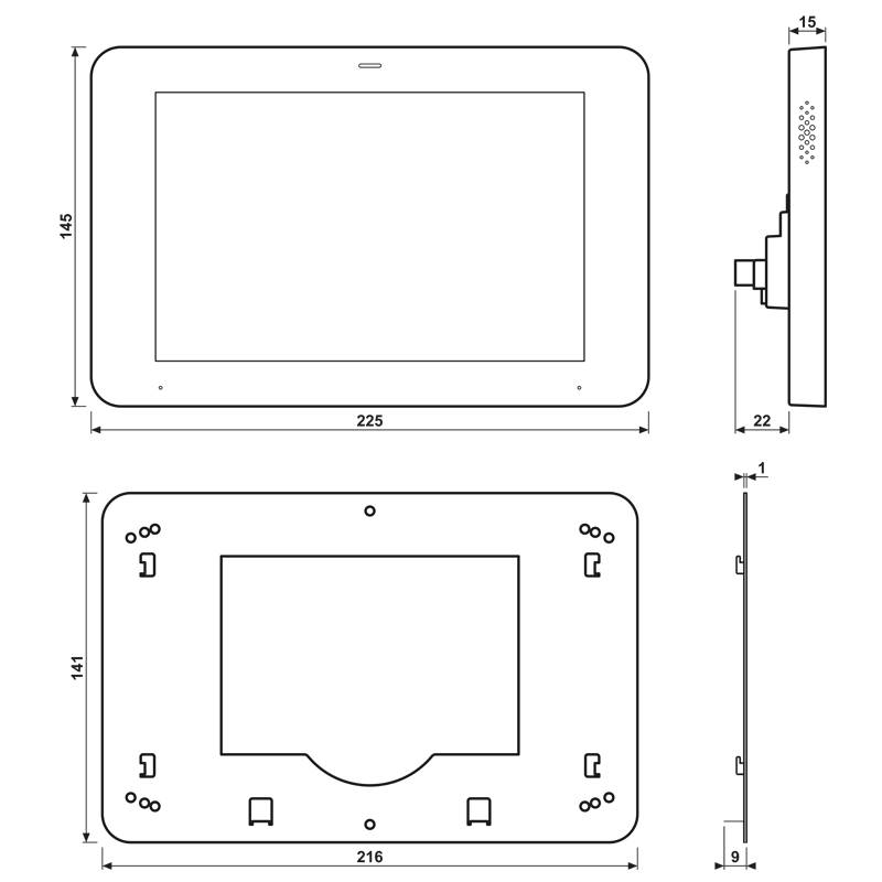 Jung Smart Control 8 SC 0081 U