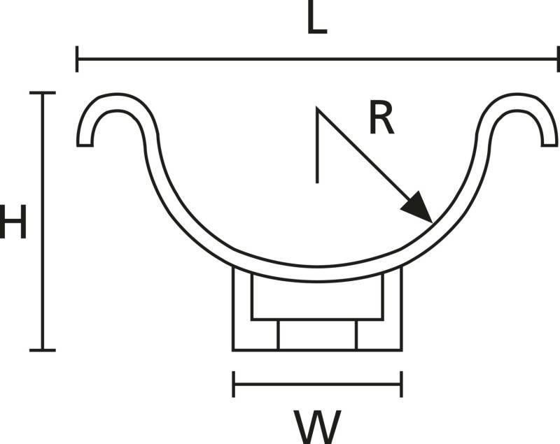 500 Stk. HellermannTyton Befestigungsschelle R2-PVC-BK-D1
