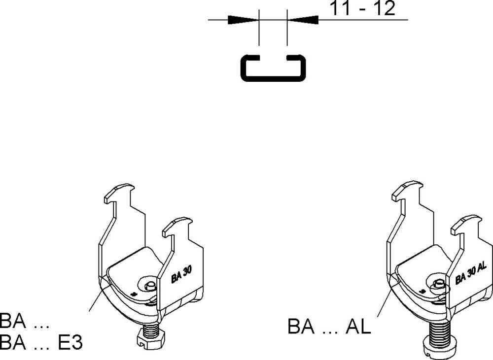 Niedax Bügelschelle BA 46