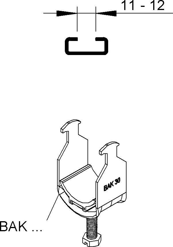 Niedax Bügelschelle BAK 14