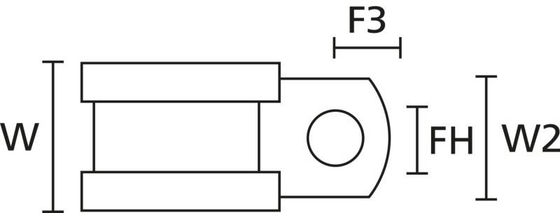 100 Stk. HellermannTyton Befestigungsschelle ALU4C-ALUCR-NABK