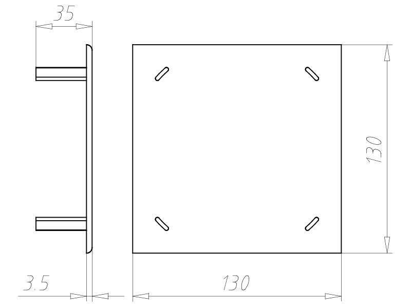 Kaiser Abschluss-Steckdeckel 9909.12