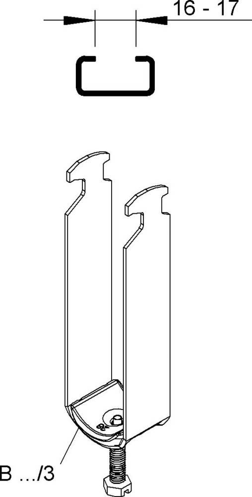Niedax Bügelschellen B 26/3