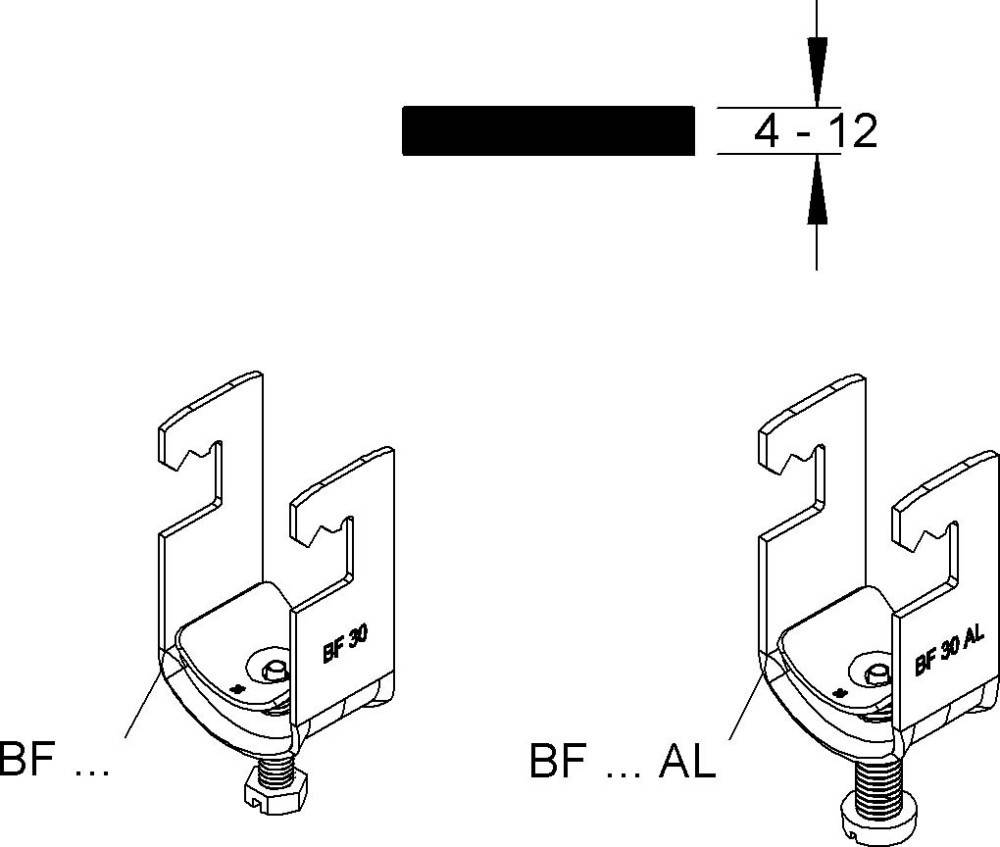 Niedax Bügelschelle BF 26 AL